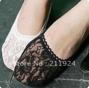 Free shipping of CNRAM single (12 pieces/dozen) fashion lace decoration sock invisible socks