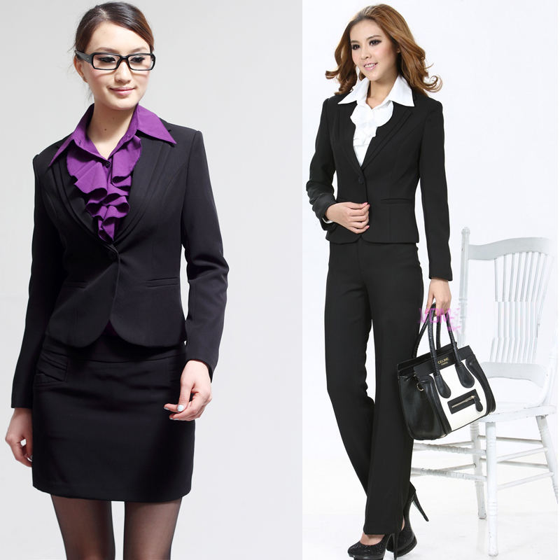 free shipping Ol work wear women's set fashion formal work wear uniform taoku