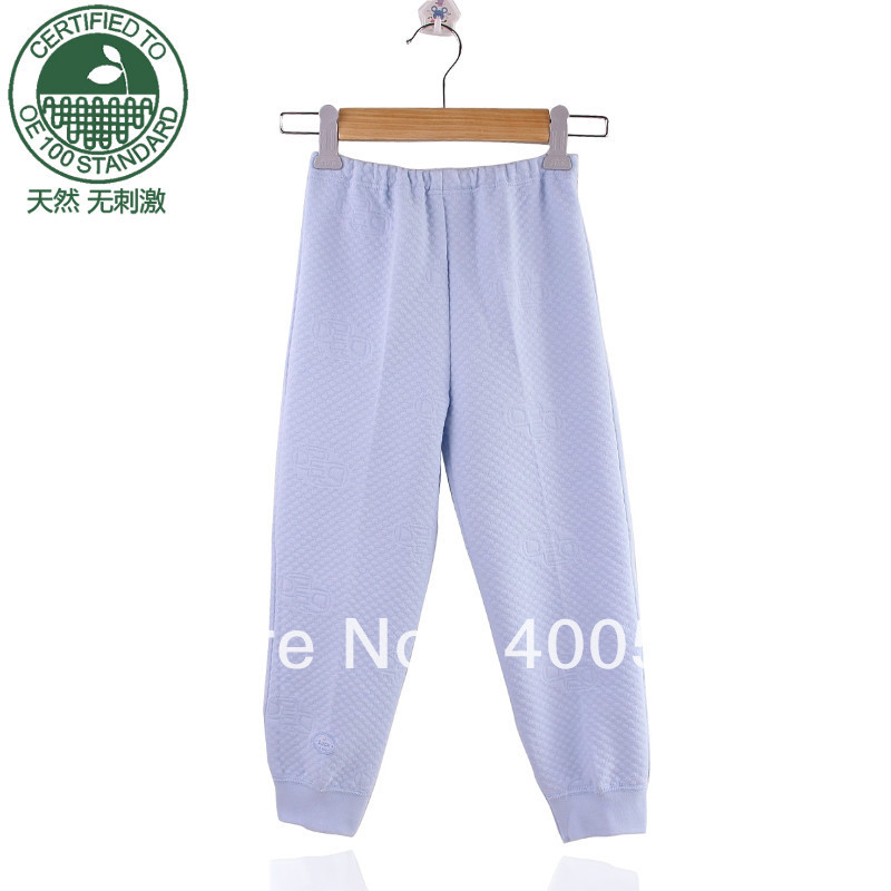 free shipping organic cotton baby trousers autumn and winter baby long johns child long johns 22015