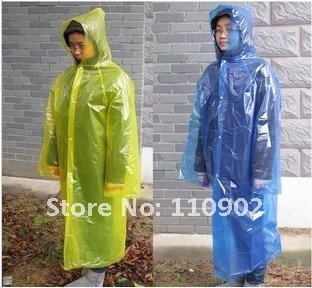 Free shipping Outdoor light raincoat buttons style cap sleeves