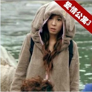 free shipping Outerwear beauty jiada had outerwear solid color with a hood cashmere outerwear 51922