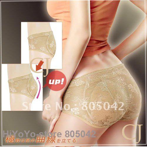 Free shipping PADDED BUTT ENHANCER Panties Panty SHAPER underwear padded panty size M,L,XL,XXL 10pcs/lot