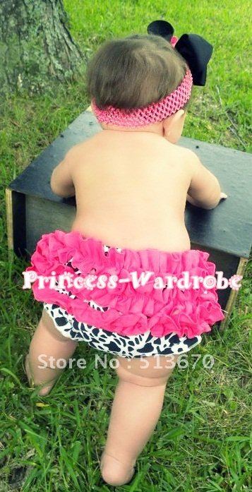 Free Shipping  Panties Bloomers - Hot Pink Milk Cow MAB35