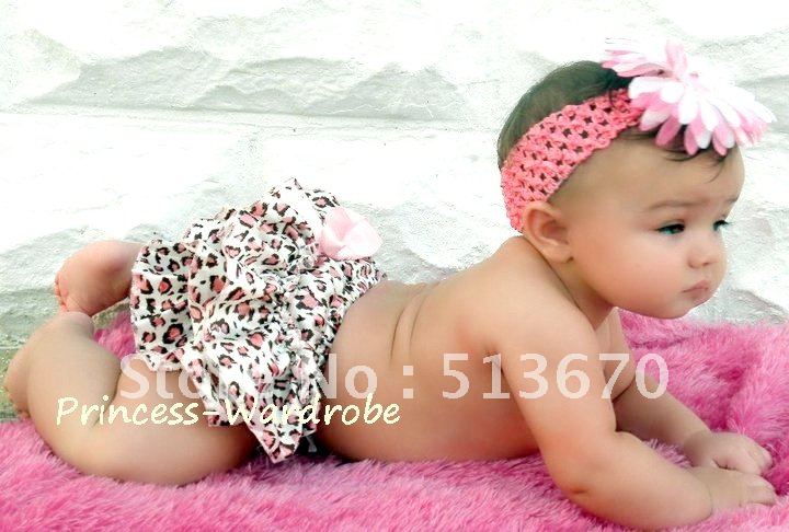 Free Shipping  Panties Bloomers - Pink Leopard MAB22