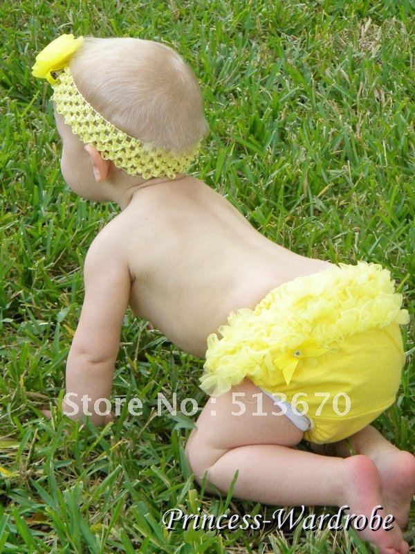 Free Shipping  Panties Bloomers - Yellow MAB08