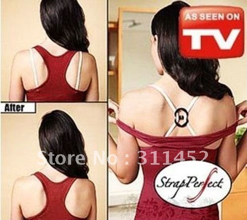 FREE SHIPPING Perfect Adjust Bra Strap Clip Cleavage Control Strap perfect (9 pieces/pack),450pcs/lot,fast shipping,3 shapes