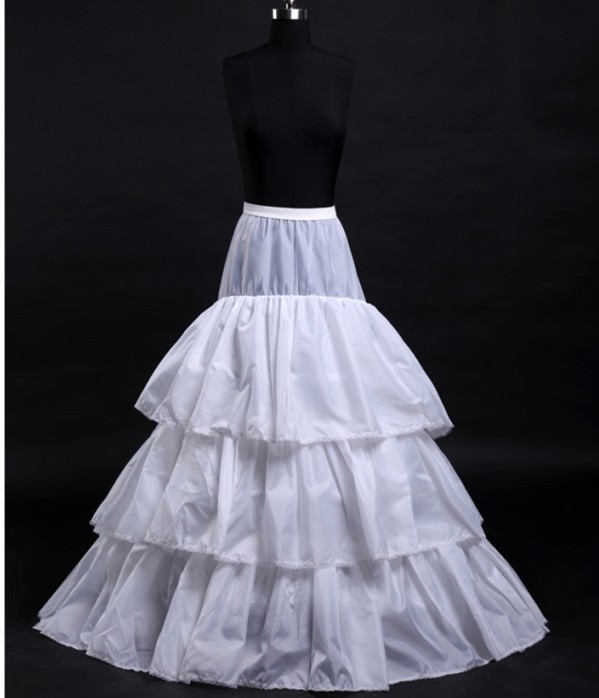 Free   Shipping Perfect White Wedding Petticoat