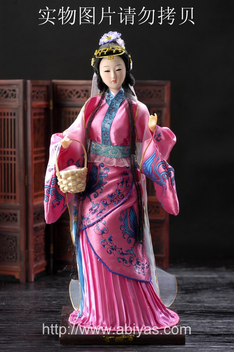 Free Shipping: Place of special national craft gift features Chinese style silk four beautiful beauties