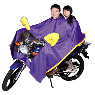 free shipping Plus size lengthen labilizing car double motorcycle poncho electric bicycle raincoat car battery raincoat