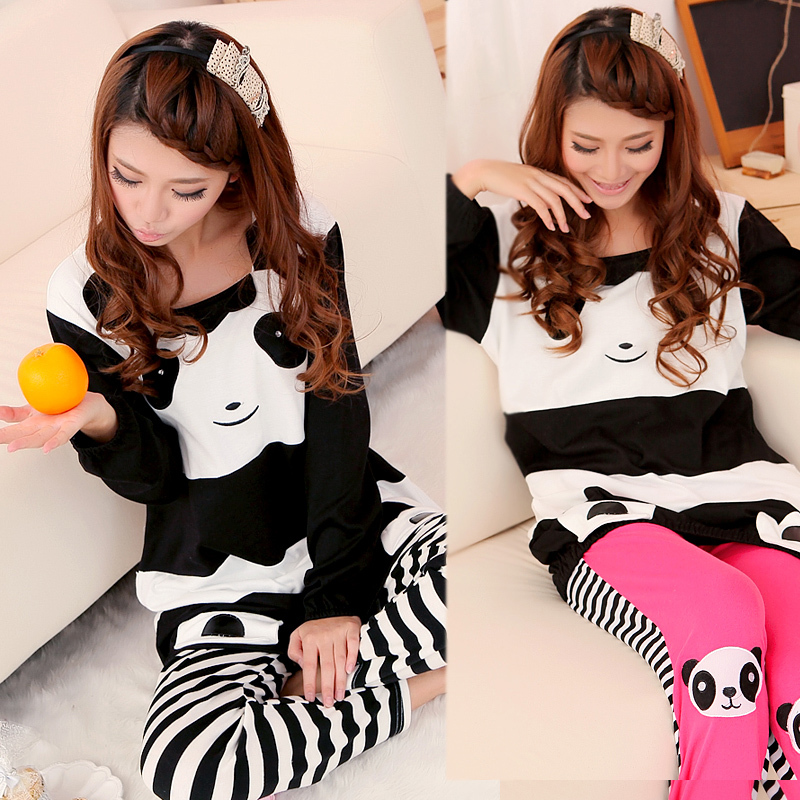 Free shipping plus size sleepwear totoro cow sleepwear female spring and autumn sleepwear