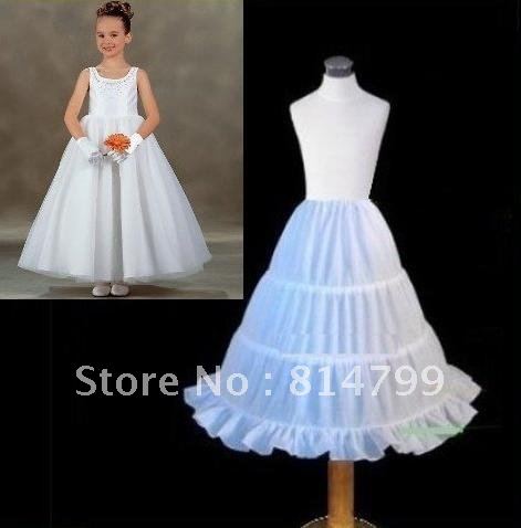 Free shipping popular fashion bridal wedding dress for  flower girl underskirt