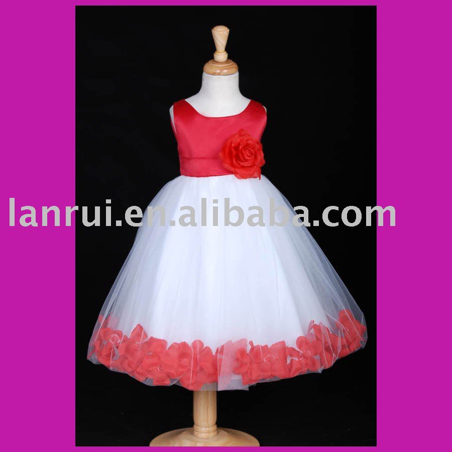 free shipping popular flower girl dress