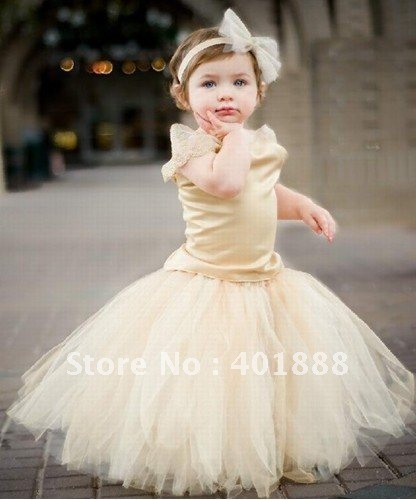 free shipping popular party flower girl dress