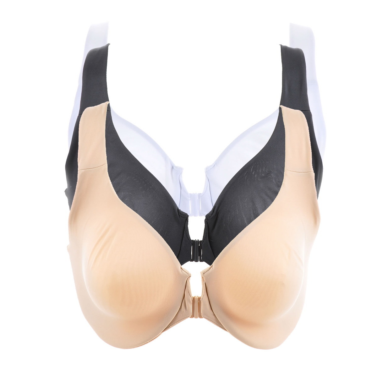 free shipping Professional plus size underwear leugth comfortable seamless front button full cup ultra-thin bra large cup w542