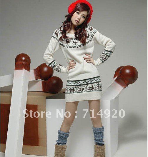 Free shipping promotion New fashion Long Sleeve silm Bottoming Shirt woman's sweater 5pcs/lot 2923