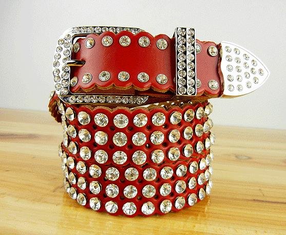 Free shipping, pu leather crystal belt,,wholesale,western lady rhinestone belt,  women leather belt