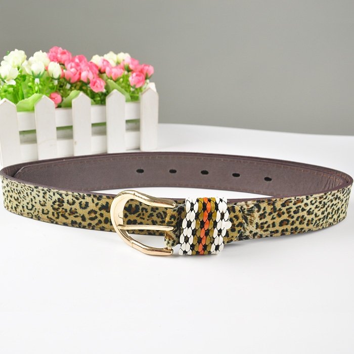 Free shipping Pu leather fashion leopard belts women's bet from jessy's store