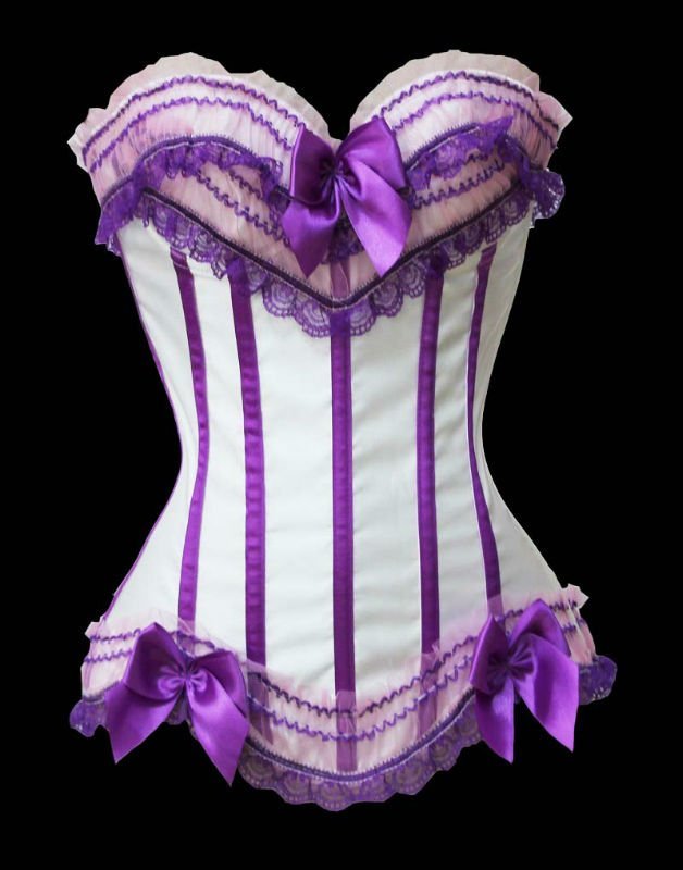 FREE SHIPPING Purple Passion Burlesque sexy Bustier Sexy corset Sexy Lingerie wholesale retail (LC5135)