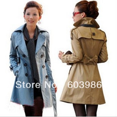 Free shipping qiu dong han new dress to restore ancient ways fashion double breasted coat cultivate one's morality