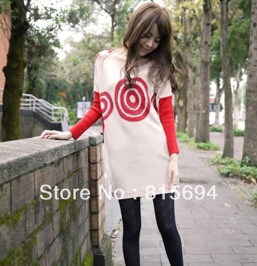 Free shipping qiu dong han new dress to restore ancient ways loose big code cultivate one's morality sweater