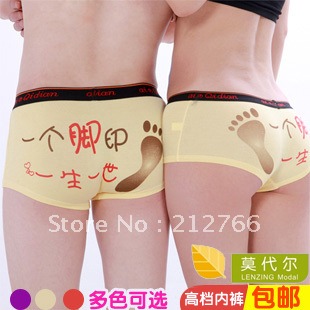 Free shipping!!!Quality 100% cotton lovers panties modal cartoon sexy underwear