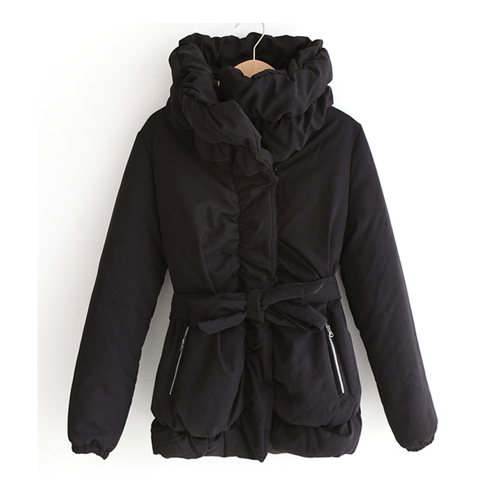 Free Shipping, R casual 0619 winter paragraph thermal thickening plain slim cotton-padded jacket wadded jacket 28-900g