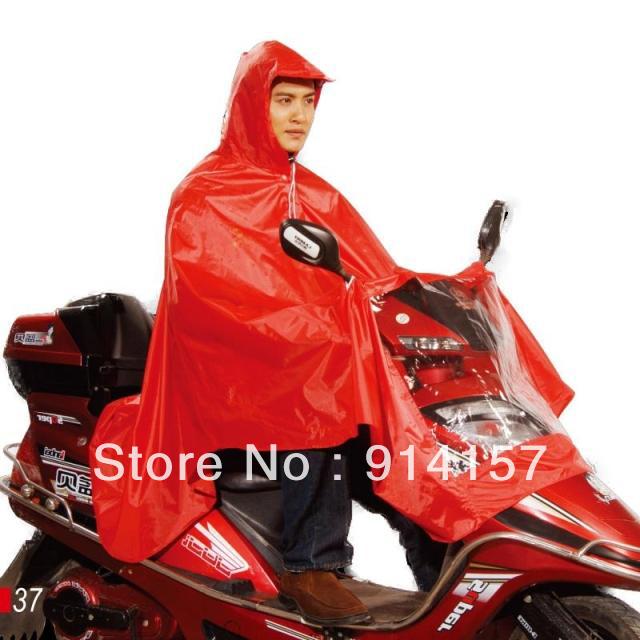 Free shipping! Raincoat electric bicycle poncho plus size lengthen tape reflective strip hard hat water