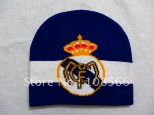 Free shipping Real Madrid blue hat/wool hat/cold cap  dropshipping
