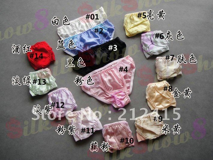 free shipping/Real silk underwear /woman inner pants /lady silk patnies/100% silk/low prices/#SWU001