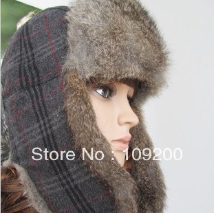 Free Shipping Retail Rabbit Lady  Yellow Fashion Korean style Cap