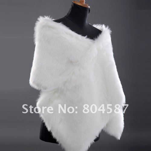Free shipping!Retail/Wholesale!GK Faux Fur Wedding Bridal Wrap Shawl Stole Tippet Jacket,free shipping! CL2619