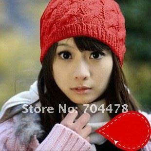 Free shipping! Retail Women's Knitting Wool hat Beanie Cap Autumn and Winter Hat #389