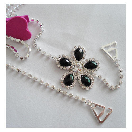 Free shipping Rhinestone shoulder strap underwear pectoral girdle belt metal shoulder strap shoulder strap 4 cb025