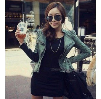 Free shipping Rivet shoulder pads dovetail type cultivate one's morality cowboy coat 3 color