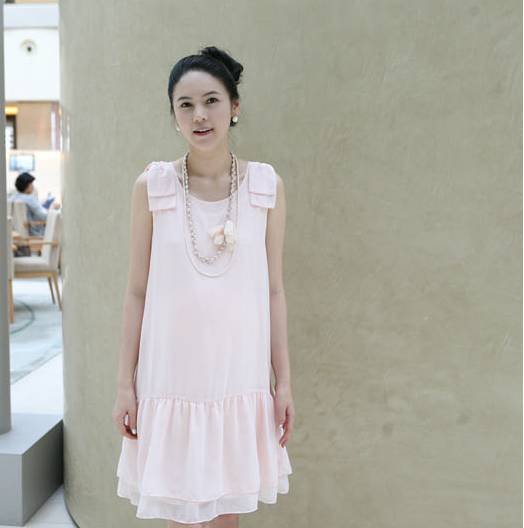 free shipping Romantic summer snow spinning pregnant women T35 spins dress skirt
