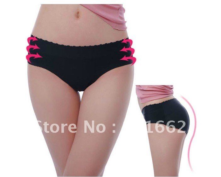 FREE SHIPPING seamless Bottoms Up underwear(bottom hip pad panty,sexy lingerie,buttock up panty,Body Shaping Underwear n-61504)