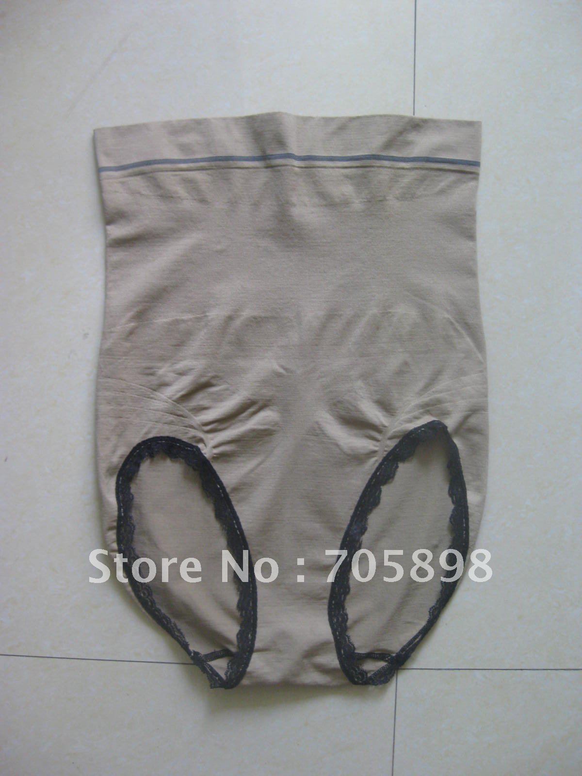 FREE SHIPPING seamless shaper wear black/beige brief  in S M L XL size