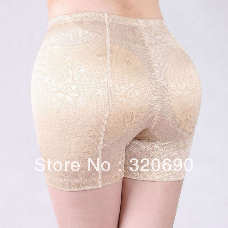 Free Shipping-seamless Slimming Body Shaper Underwear(bottom hip pad panty can detachable,sexy lingerie,buttock up panty)-retail