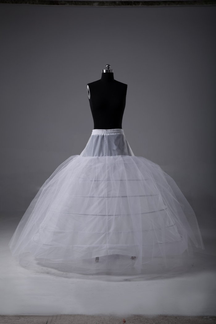 free shipping Seductive a-line cheap only white wedding petticoat in stock bridal underskirt for wedding dresses