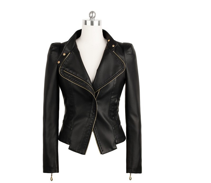 Free shipping Sell like hot cakes Made in China women fashion leather jacket coat natural sheepskin leather slim