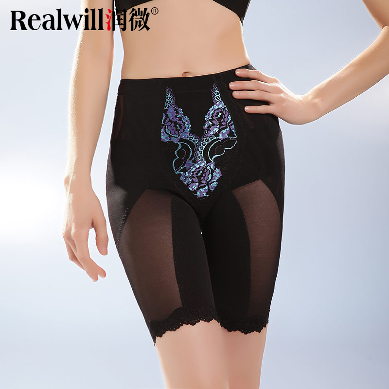 Free shipping Senna realwill drawing abdomen fat burning beauty care luxury lace thin body shaping pants