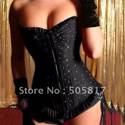 free shipping sexy corset bustier, plus size strapless corset panty, body shaper  S/M/L/XL  MZ2135