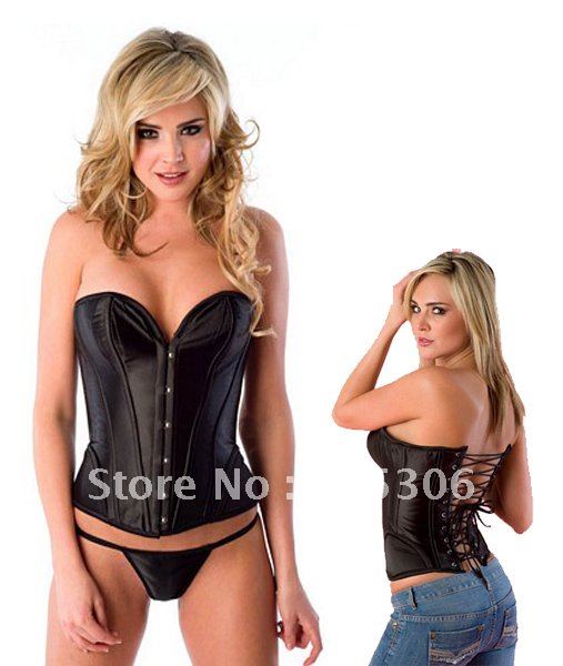 free shipping !! Sexy corset, Sexy Satin boned CORSET Bustier