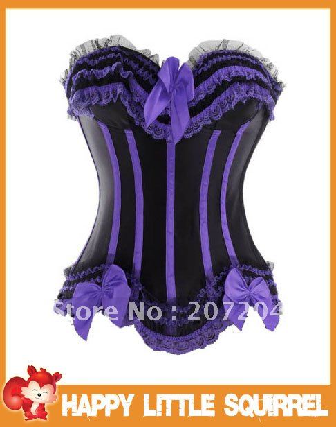Free Shipping Sexy Corsets body shaper Lingerie+G-string push up