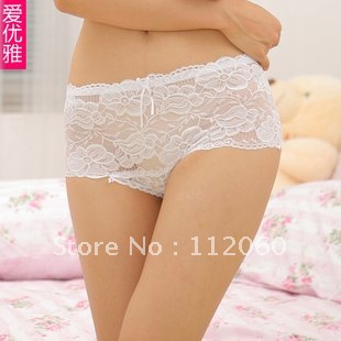 free shipping sexy Lace Cozy ladies thong lingerie Panties Briefs Underwear 60pcs/lot 10 Colors for choice