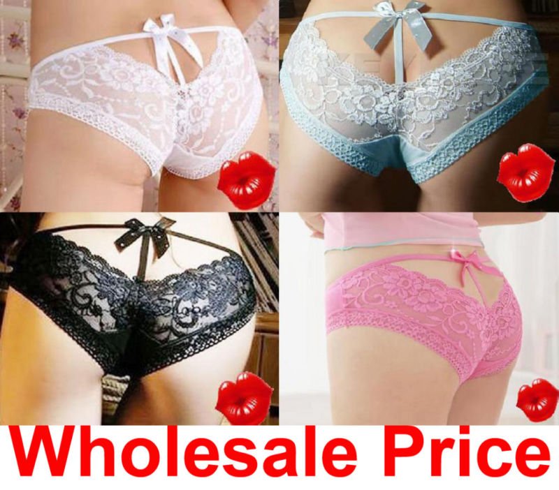 free shipping sexy Lace Cozy ladies thong lingerie Panties Briefs Underwear free size