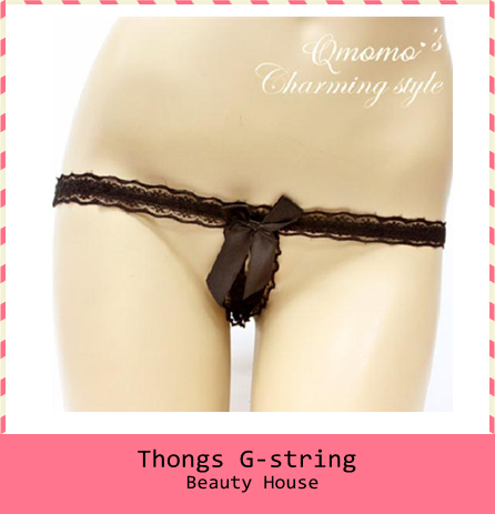 Free shipping Sexy Ladies Open Crotch Thongs G-string V-string Panties Knickers Underwear 5 Color Z0001