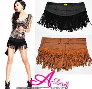 Free shipping sexy ladies Tassel short pants/jass ds hot pants,AS015