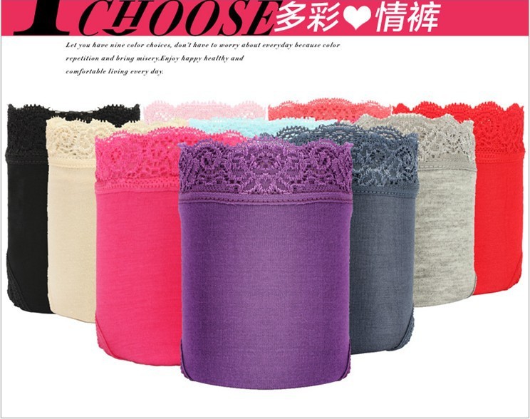 Free shipping Sexy lady panties  Sexy fashion ladies underwear briefs bamboo fiber  Solid brief  Hot sales wholesale