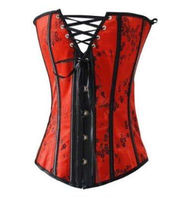 Free shipping!! Sexy Lingerie Red Corset Bustier/Mini Skirt 8110